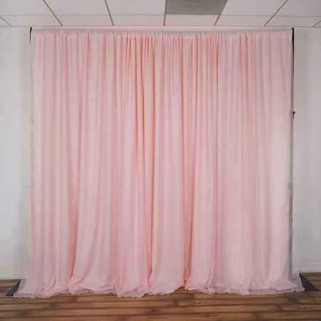 Balsacircle 20 Ft X 10 Ft Fabric Backdrop Curtain Wedding Party