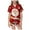 Red, variant on Big Girls 6 Set Girl Clothes 3t-4t Baby Wrap for Girls Swaddling Set 12 Month Girl Clothes Pajamas For Children Shirt And Pant Matching Sleepwear With Pockets Christmas White 12-13 Years