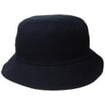 thumbnail image 2 of Kangol Men, Women Washed Bucket Hat Medium Navy, 2 of 5