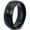 Black Dome Polish Tungsten, variant on Tungsten Time Capsule Sand Hourglass Hour Glass Band Ring 8mm Men Women Comfort Fit Black Dome Polished