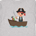 thumbnail image 4 of Inktastic Pirate Boy and Parrot Boys Long Sleeve Toddler T-Shirt, 4 of 5