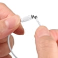 thumbnail image 4 of 4Pack Cable Key Rings, 6-inch(155mm) Wire Keychain Twist Loops, White, 4 of 6