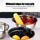 thumbnail image 5 of Juego de 5 cuencos para mezclar con tapas, cuencos para mezclar de acero inoxidable, cuencos de metal apilables con tapas herméticas, no tóxicos y aptos para lavavajillas, 5 of 6