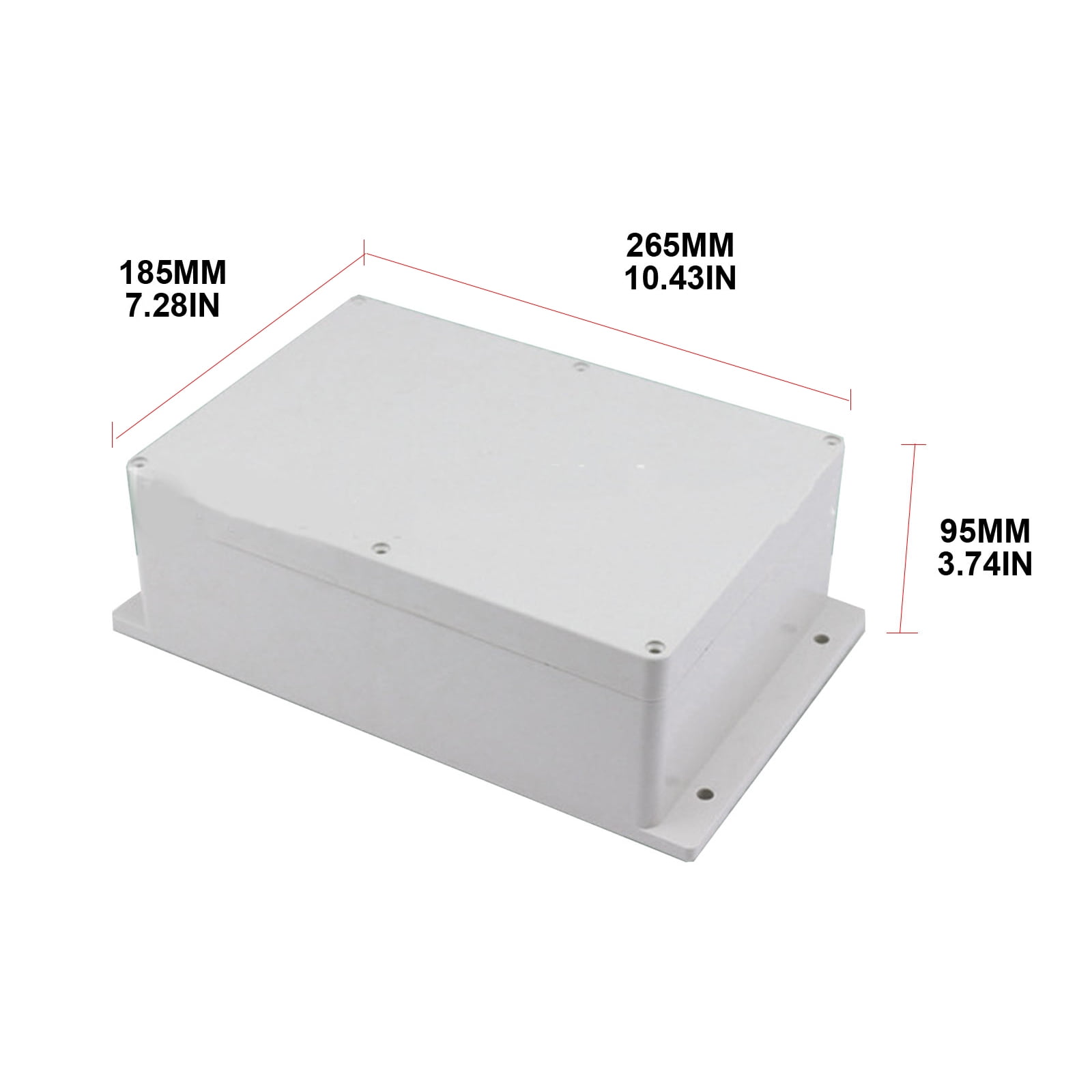 Junction Box Rectangle Power Enclosure Box Electronic Project Instrument for Cas