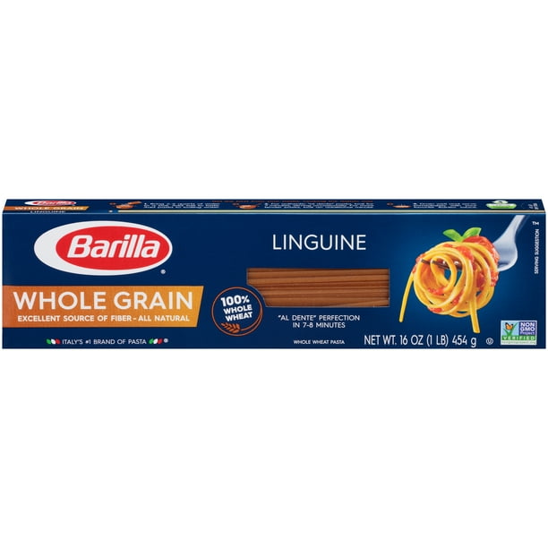 12 Pack Barilla Pasta Whole Grain Liguine 14 0 Oz Walmart Com Walmart Com