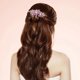 thumbnail image 4 of GOOHOCHY Peineta de flores para boda, tocado de novia con perlas, accesorio para el cabello con flores para novia, 4 of 8