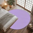 thumbnail image 3 of Violet Purple 3.3ft Round Rug, Farmhouse Solid Purple Color Modern Art Non-Skid Rubber Backing Large Area Rugs - Living Room Bedroom Home Office, Indoor Floor Mat Carpets Washable Rug, 3 of 9
