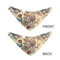 thumbnail image 6 of Kll Floral With Birds And Fantasy Flowers Dog Bandanas,Triangle Reversible Pet Scarf For Small Medium Large And Extra Large Dogs-Medium, 6 of 7
