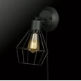 thumbnail image 2 of Hampton Bay Bryson Applique Murale 1 Lumière Noir Mat Ampoule DEL Incluse, 2 of 5