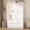 3 Door White-Fluted Style, variant on ANPOO Mid-Century Modern Concave-Convex Bedroom Armoire, 3 Door Freestanding Wardrobe Closet with Mirrors, LED Lights, 70.3" Tall Wooden Storage Cabinet with Drawers & Shelves, White