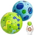 thumbnail image 1 of Playground Balls U&C Planet, 15 cm, goma, paquete de 2 unidades con bomba, 1 of 9