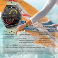 thumbnail image 4 of Reloj inteligente deportivo Yuxing MAX1 1,28 pulgadas IP68 negro y rojo, 4 of 5