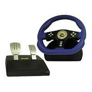 Pelican Cobra TT Racing Wheel PL-624 - Wheel and pedals set - wired - for Sony PlayStation 2