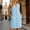 Blue, variant on Button up Dress Decora Dress 2026 Solid Color Sleeveless Breathable Loose Fit Beach Supplies Womens Dresses Summer with Pockets for Going Out and Party S-2XL