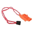 thumbnail image 3 of Super Loud Whistle Camping Hiking Outdoor Orange, 3 of 7