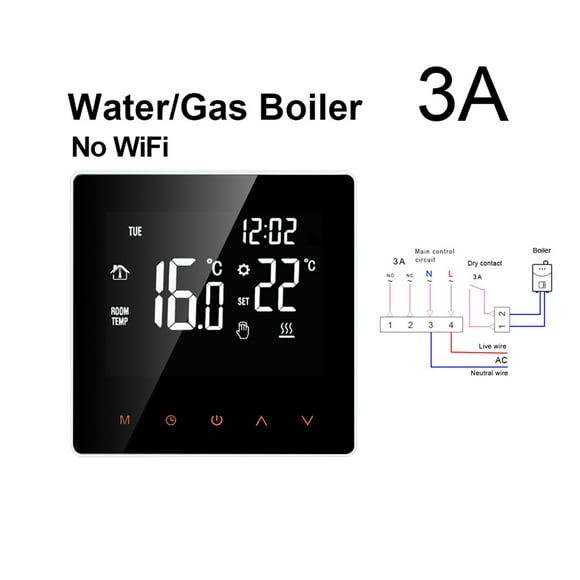 Tuya WiFi Smart Thermostat, Electric Floor Heating Water/Gas Boiler Temperature Remote Controller ,Easy to Install