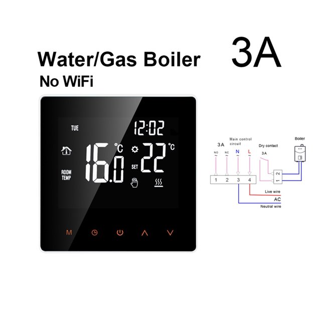 Tuya WiFi Smart Thermostat, Electric Floor Heating Water/Gas Boiler Temperature Remote Controller ,Easy to Install
