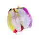 thumbnail image 1 of Cateissary Paquete de 100 delicadas plumas sueltas de satén de pollo para manualidades y bodas Kits de decoración para fiestas Color mezclado 5-10cm, 1 of 6