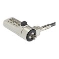thumbnail image 4 of StarTech.com 6.5��� (2m) Laptop Cable Lock, 4 Digit Combination Laptop/Desktop Security Cable Lock for Wedge Slot Computers/Laptops, Anti-Theft Vinyl-Coated Steel Combo Cable Lock, Portable - Wedge Slot Laptop Lock (LTLOCKNBL) - Security cable lock - black, silver - 6.6 ft, 4 of 4