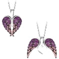 thumbnail image 1 of Collar De Alas De Ángel Collar De Cristal De Alas De Ángel De Moda Collares De Corazón Para Mujeres Regalos De Joyería Eigraketly AP007008-05, 1 of 6