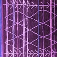 thumbnail image 1 of Ahgly Company Indoor Square Oriental Purple Industrial Area Rugs, 4' Square, 1 of 4