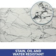 thumbnail image 4 of SoHome Cozy Living Modern Marble Anti-Fatigue Kitchen Mat, Grey/White, 20"x36", 4 of 8