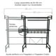 thumbnail image 3 of Escurridor de Platos de 2 Pisos Colorhome Acero Inoxidable CHRACK4, 3 of 9