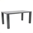 thumbnail image 1 of Eurostyle Abby 63" Table à Manger Rectangulaire en Laque Grise, 1 of 3