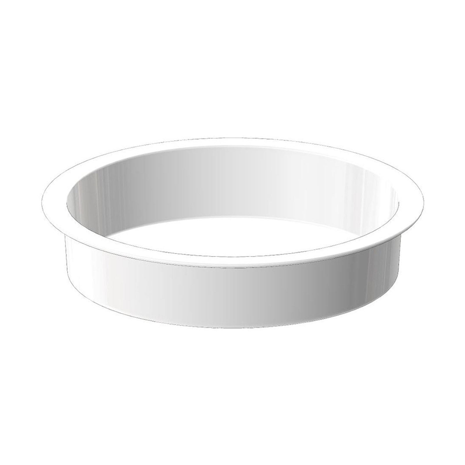 Replacement Bird Feeder Bowl Outdoor Bird Water Dish Clear Round Tray For Wild Birds Garden Feeding Station,White-17Cm