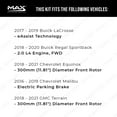 thumbnail image 3 of MAX Advanced Brakes - Brake Kit For 2018-2021 Chevy Equinox (11.81" Dia Front Rotor) | Carbon Ceramic Brake and Rotor Kit Front and Rear | Daily Performance Drilled Slotted Brake Rotors, 3 of 10