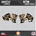 thumbnail image 3 of Kalair GFX Graphics Kit for Ktm SX SXF 125-250-350-450 (2001-2002) Twitch Series, 3 of 5