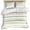 Mutli-Color, variant on 3 Piece Green Pink Stripes Duvet Cover Set Full Size,Microfiber Comforter/Quilt Cover with Corner Ties and 2 Pillowcases,Gradient Geometric Smear Art Paint All Season Soft Bedding with Zipper Closure