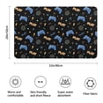 thumbnail image 2 of Blue Controllers Games Icons Black Pattern Bathroom Rugs Mat,Non Slip Microfiber Bathroom Rug,Rubber Backing,Soft Bathroom Mats for Bathroom Floor,Tub and Shower,20x32in(50x80cm), 2 of 4