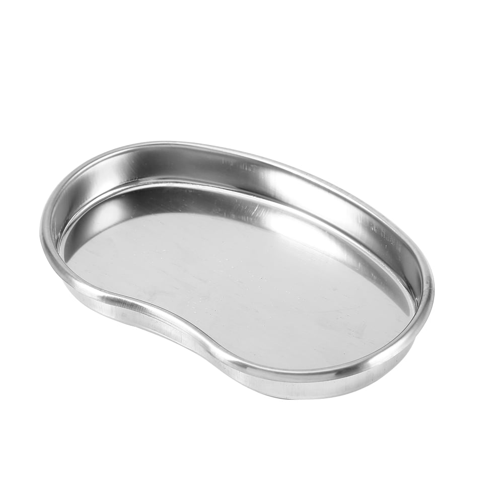 Surgical Tray, Stainless Steel Surgical Use 201 Stainless Steel Kidney Shaped Stainless Steel