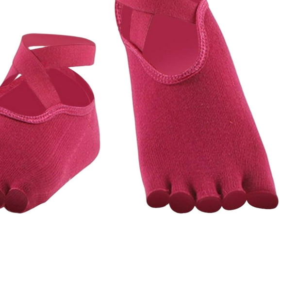 Panda Bros 2PCS Yoga Socks for Women, Toeless Non Slip Skid Grip Sock -  Sports, Barre, Ballet, Dance