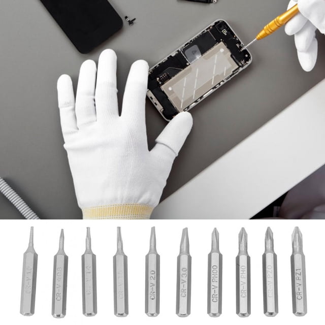 10 Puntas De Destornillador PH0, Juego De Puntas Torx De Diámetro De Vástago De 4 Mm PH00/PH0/Z1/Z0/3.0/2.0/1.0/T5/T4/Star 08 Cabeza De Lote Móvil, Juegos De Puntas De