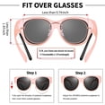 thumbnail image 4 of Gafas de sol polarizadas URUMQI tipo sobrepuesto UV400 para mujer, 4 of 6