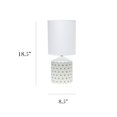 thumbnail image 3 of Simple Designs LT2077-SQU Lampe de Table Imprimés Frais, Carrés Dorés, 3 of 6