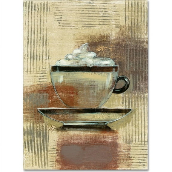 Trademark Fine Art "Cafe Classico II Neutral" Canvas Art by Silvia Vassileva