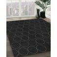 thumbnail image 3 of Ahgly Company Machine Washable Indoor Rectangle Transitional Night Black Area Rugs, 2' x 5', 3 of 7
