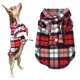 thumbnail image 4 of Camisas para perros de estilo británico, ropa de verano a cuadros para perros pequeños, ropa de algodón para cachorros y gatos, para bulldog francés y chihuahua, 4 of 5