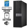 thumbnail image 1 of Desktop CPU DELL Optiplex Intel Core i7 RAM 8GB SSD 240GB (Reacondicionado), 1 of 3