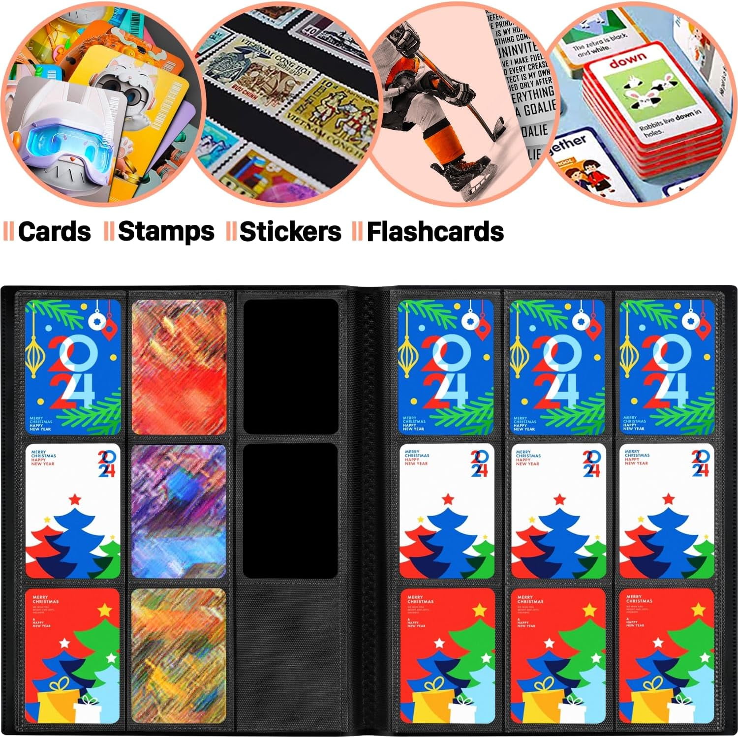 basketball card binder sleeves 50 Pockets Trading Card Sleeves Binder, Baseball Card Binder Sleeves f   Card collections store