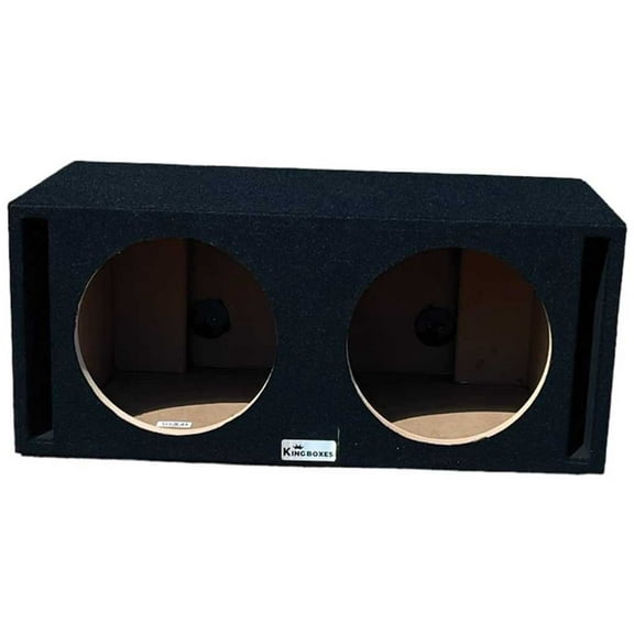 DUAL 12IN SIDE PORTED SUBWOOFER ENCLOSURE CARPETED