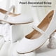 thumbnail image 3 of Zapatos planos Mary Jane para niñas DREAM PAIRS Serena-100 Kids Blanco, 3 of 7