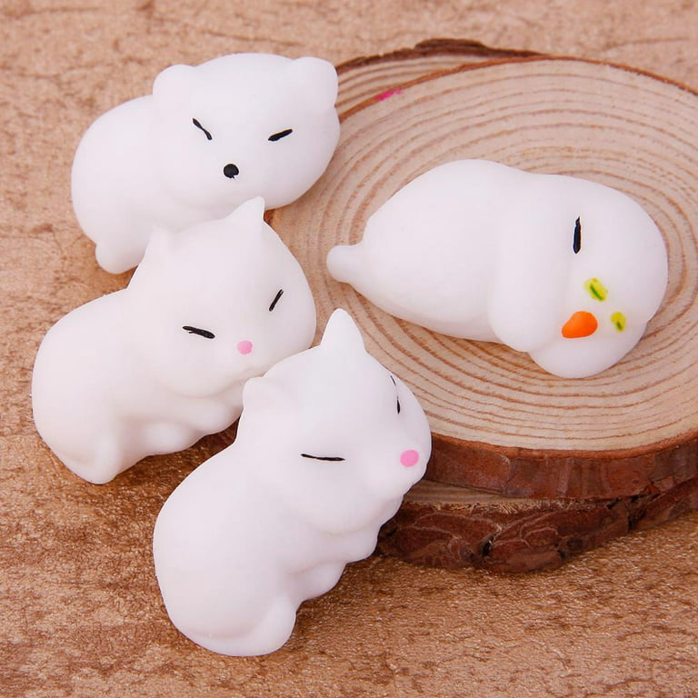 Farfi Cartoon Animal Mochi Squishy Cat Seal Healing Toy Soft Squeeze  Abreact Fun Gift