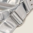 thumbnail image 4 of Ruiboury Spacious Tote Bags For Women Style Meets Functionality Durable PU Crossbody Shoulder Bag Handbag silver, 4 of 6