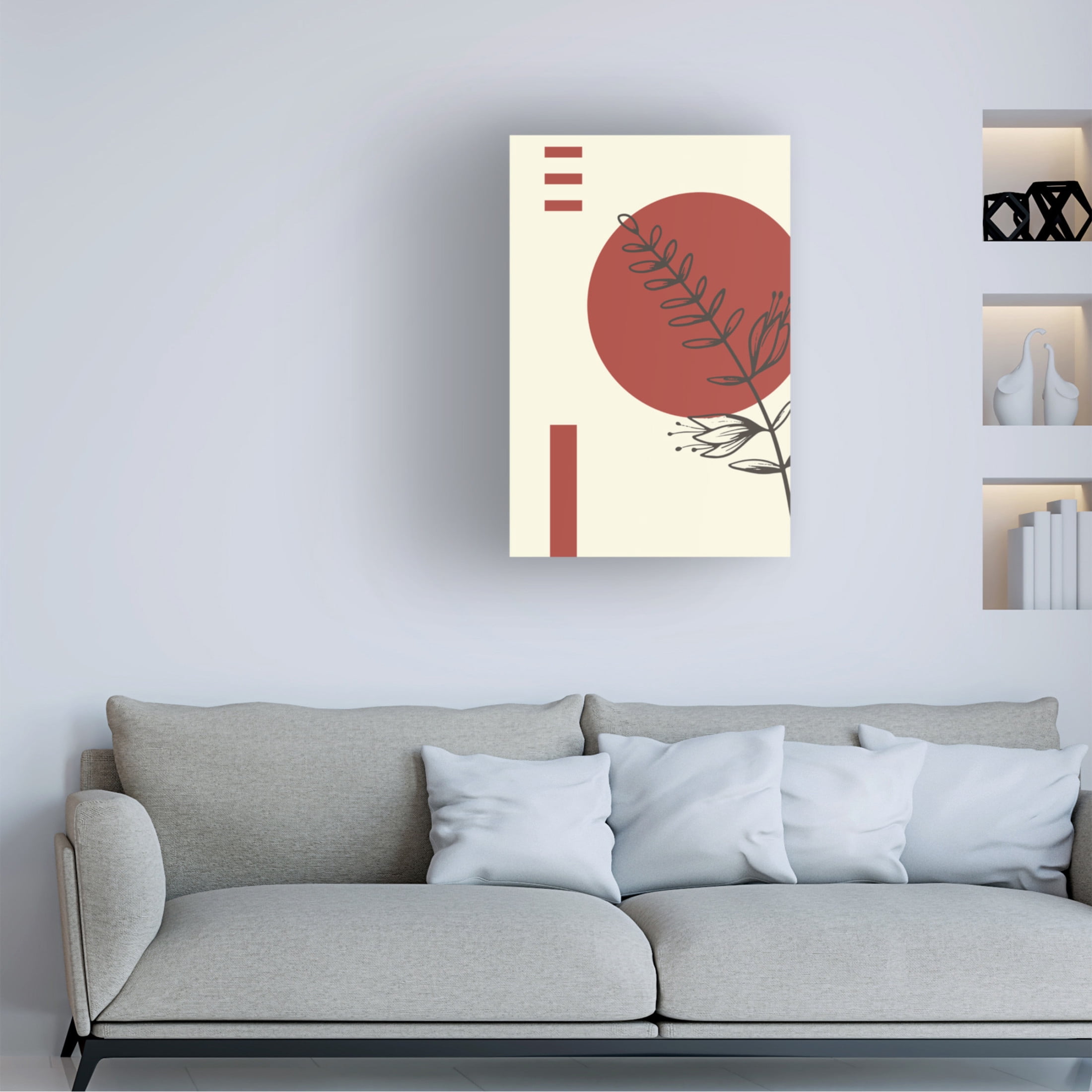 Trademark Fine Art jay stanley Boho Botanicals 1 Canvas Wall Art