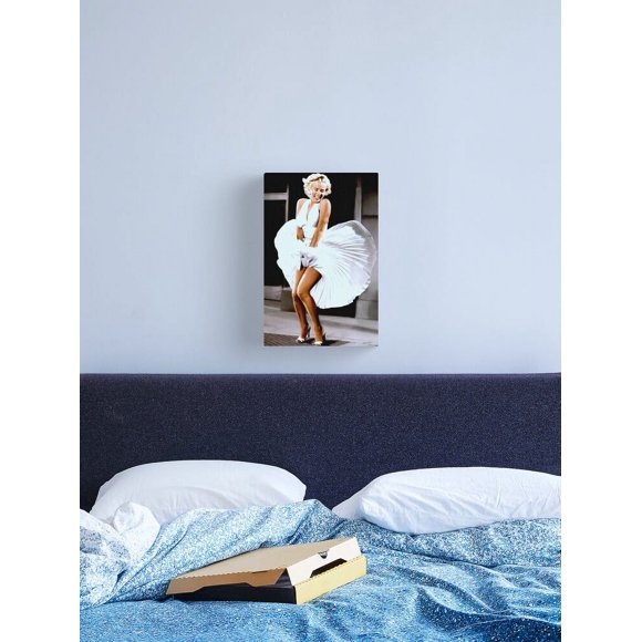 Aaroca MARILYN MONROE: Scene of her Skirt Blowing Up Print Canvas Print Canvas Posters
