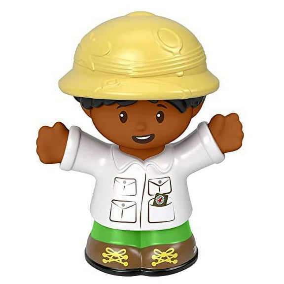 Replacement Part for Fisher-Price Little People Go Wild Safari Guide Figure Pack - GNM37 ~ Replacement Safari Guide ~ Wearing White Shirt ~ Green Pants ~ Yellow Hat